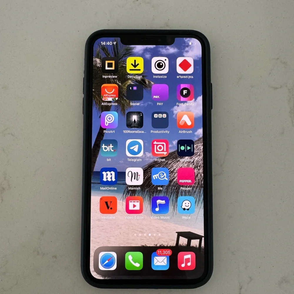 I phone XS max I phone works property